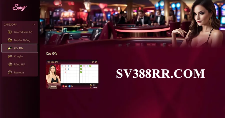 Chơi xóc đĩa online tại SV388